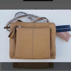 Tignanello Leather crossbody purse